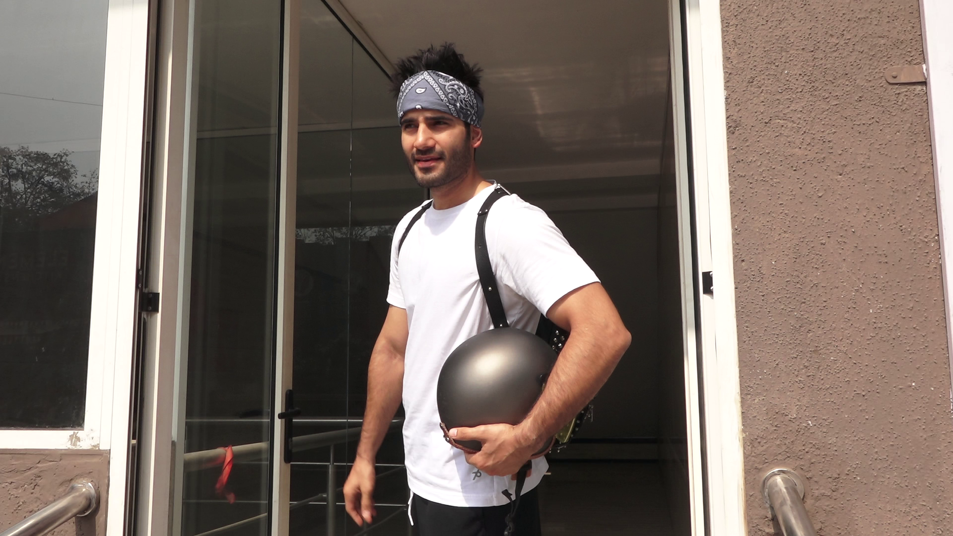Karan Tacker Spotted At Gym Lokhandwala Complex Andheri