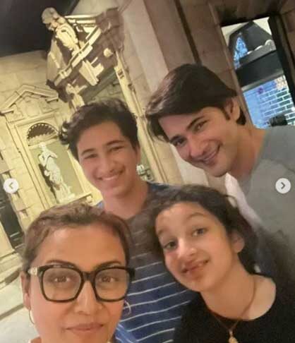 Mahesh Babu Shared Pics from Italy With his Family