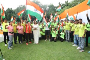 Gathering at Closing Ceremony of The Great India Run