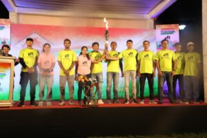 All Athletes Together at Closing Ceremony of The Great India Run
