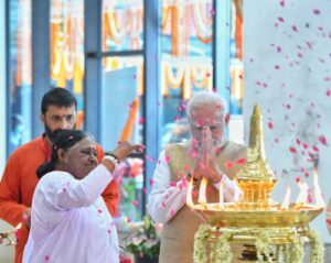 Glimpses from the inauguration of the Amrita Hospital in Faridabad by PM Narendra Modi.