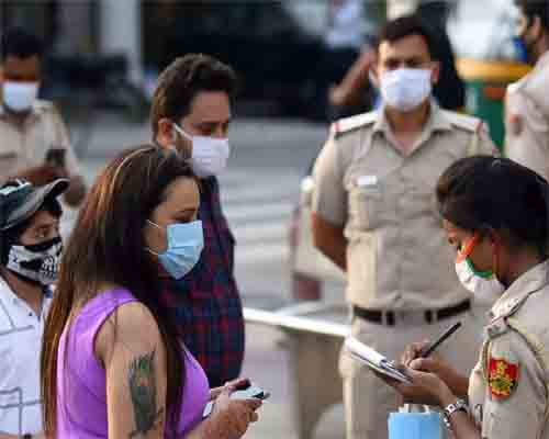 Delhi covid update Rs 500 fine without mask at public place Delhi NCR