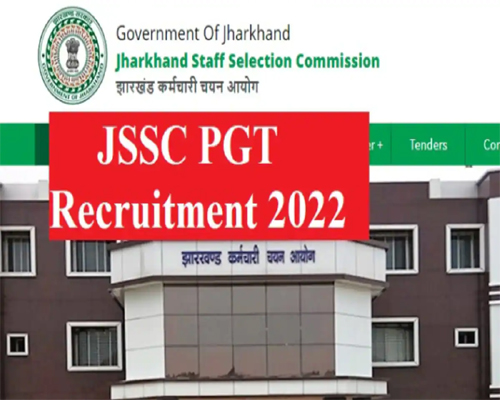 JSSC PGT recruitment 2022 teachers of various subjects online apply