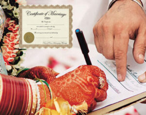 Does the marriage registrar have to submit an application for marriage?