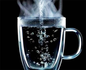 Hot water gives relief in pain