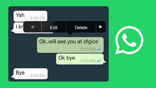 WhatsApp Edit Messages Feature
