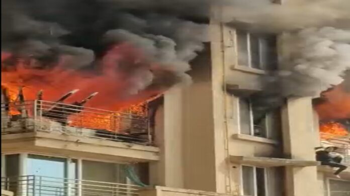Fire broke out in Malad